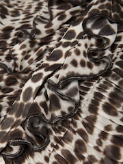 Atelier Silk-Blend Animal-Print Ruffled Blouse - Image 7 of 7
