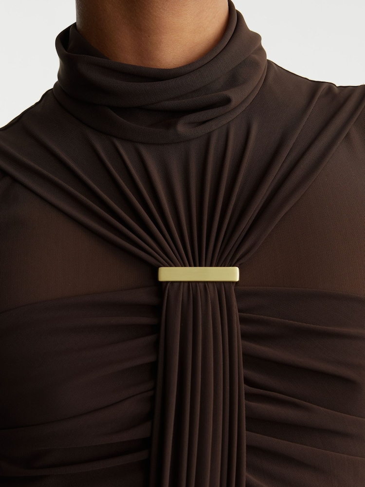 dark brown maxi dress formal Leni Maxi Dress 8 / Dark Mahogany