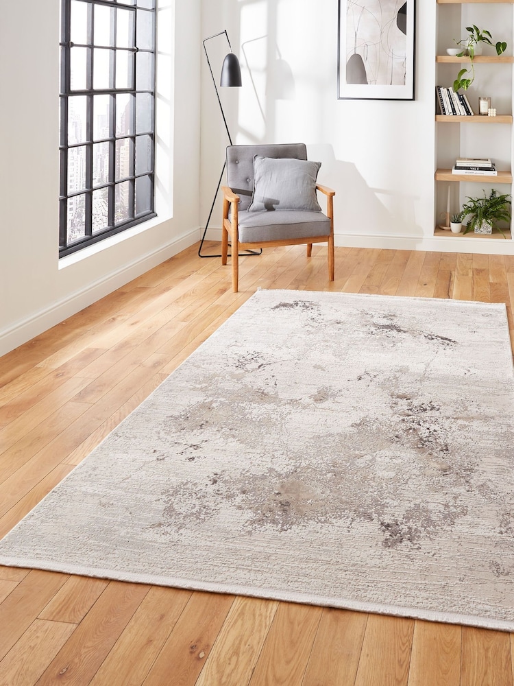 Think Rugs Beige Bellagio 2790 Modern Abstract Rug - Image 1 of 6