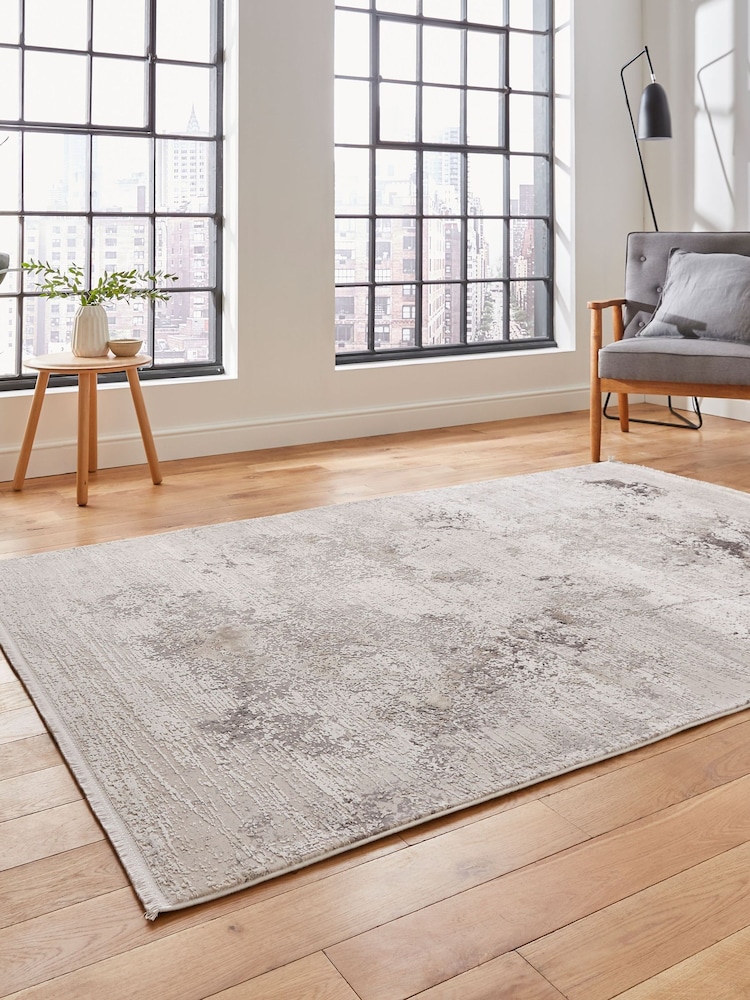 Think Rugs Beige Bellagio 2790 Modern Abstract Rug - Image 2 of 6