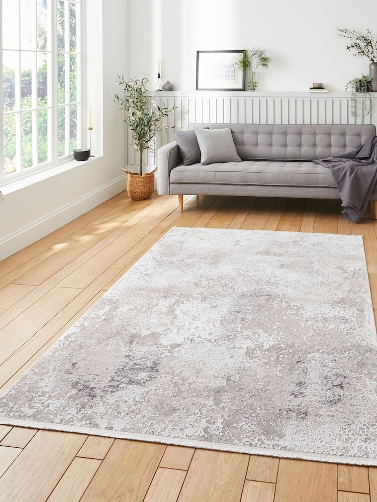 Think Rugs Beige Bellagio 9196 Modern Abstract Rug - Image 1 of 6