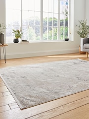 Think Rugs Beige Bellagio 3006 Modern Abstract Rug - Image 2 of 6