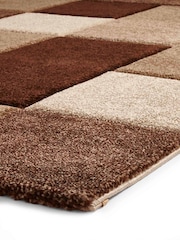 Think Rugs Brown Brooklyn 646 Modern Geometric Rug - Image 4 of 5
