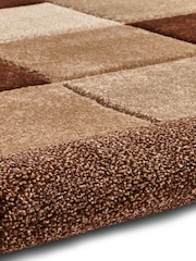 Think Rugs Brown Brooklyn 646 Modern Geometric Rug - Image 5 of 5