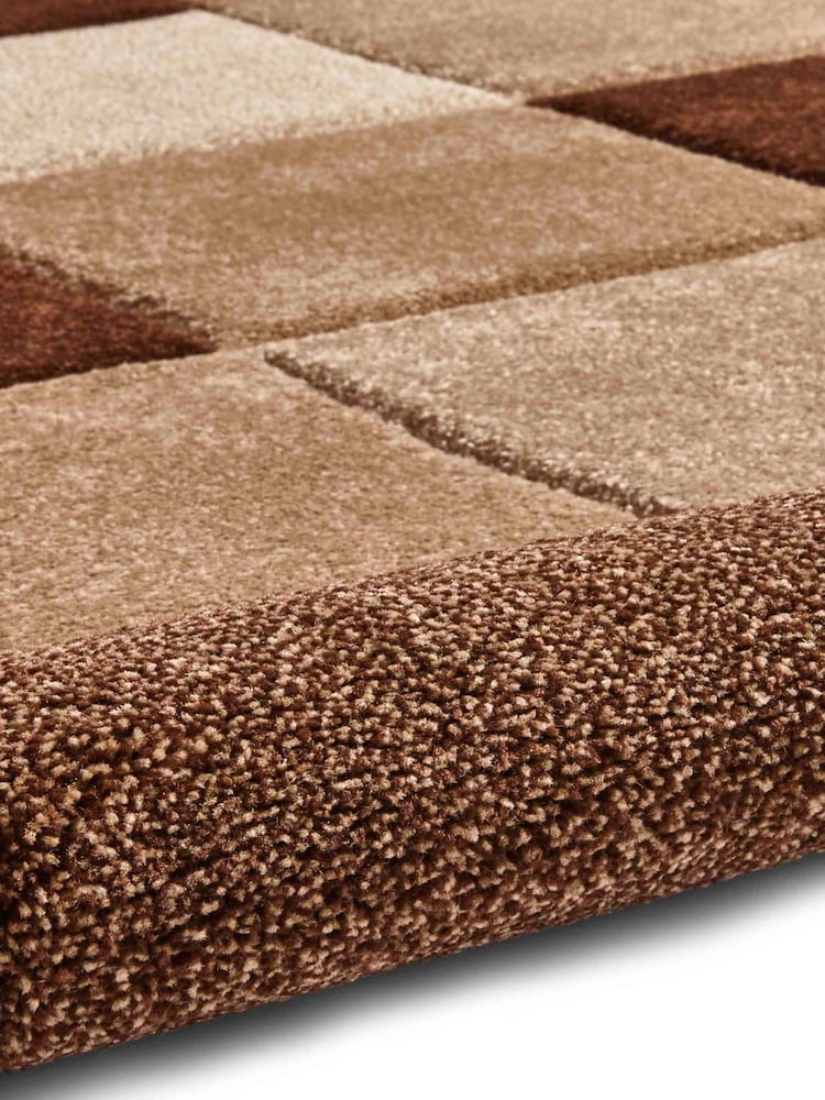Think Rugs Brown Brooklyn 646 Modern Geometric Rug - Image 5 of 5 Think Rugs Brown Brooklyn 646 Modern Geometric Rug - Image 5 of 5