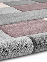 Think Rugs Purple Brooklyn 646 Modern Geometric Rug - Image 5 of 5