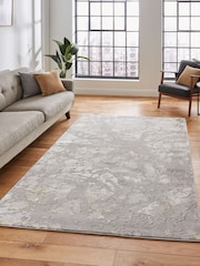 Think Rugs Grey Apollo 2677 Modern Abstract Rug - Image 1 of 6