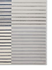 Think Rugs Grey Apollo 2681 Modern Linear Rug - Image 4 of 6