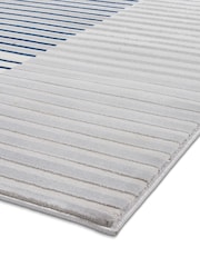 Think Rugs Grey Apollo 2681 Modern Linear Rug - Image 5 of 6