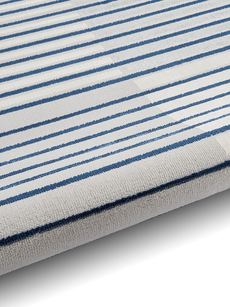 Think Rugs Grey Apollo 2681 Modern Linear Rug - Image 6 of 6