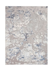 Think Rugs Navy Apollo 2677 Modern Abstract Rug - Image 3 of 6