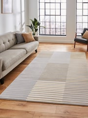 Think Rugs Grey Apollo 2681 Modern Linear Rug - Image 1 of 6
