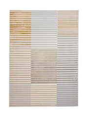 Think Rugs Grey Apollo 2681 Modern Linear Rug - Image 3 of 6