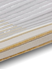 Think Rugs Grey Apollo 2681 Modern Linear Rug - Image 6 of 6