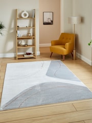 Think Rugs Grey Apollo E9974 Modern Abstract Rug - Image 1 of 6