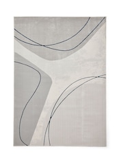 Think Rugs Grey Apollo E9974 Modern Abstract Rug - Image 3 of 6