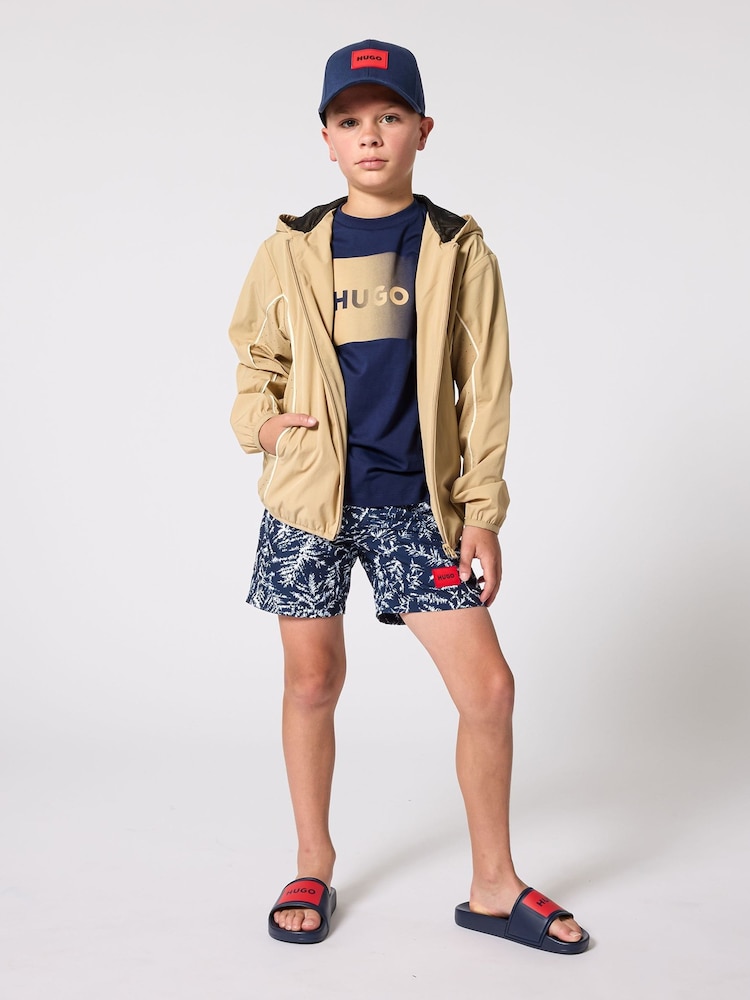 HUGO Logo Crew Neck Short Sleeve T-Shirt - Imaginea 1 din 4 HUGO Logo Crew Neck Short Sleeve T-Shirt - Imaginea 1 din 4