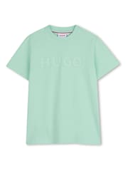 HUGO Logo Crew Neck Short Sleeve T-Shirt - Imaginea 1 din 3
