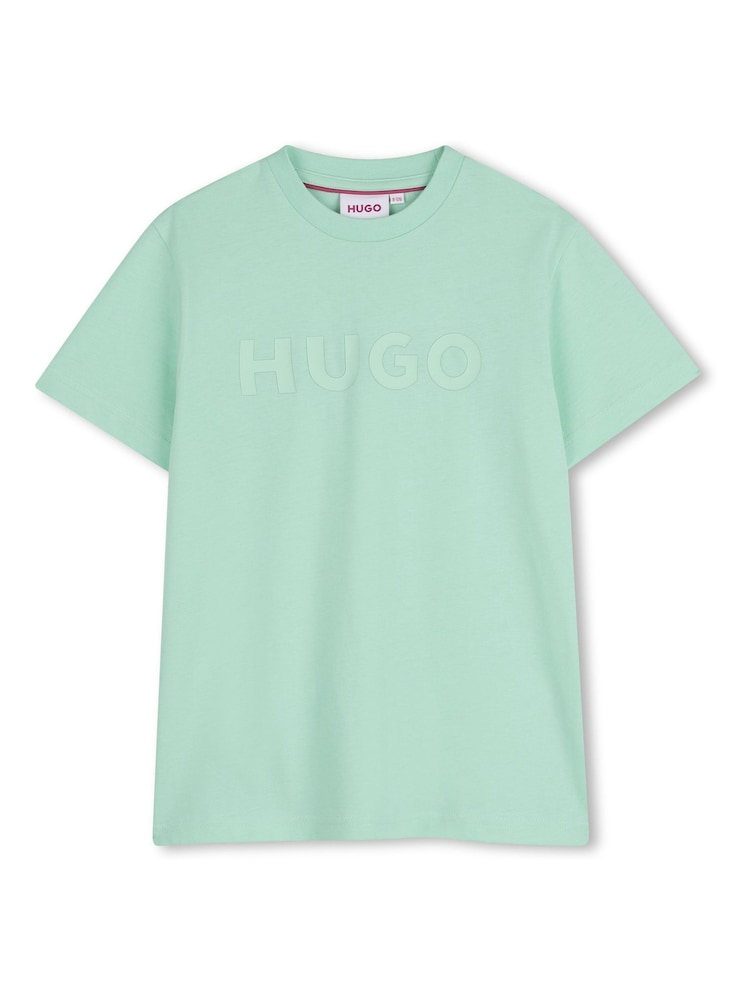 HUGO Logo Crew Neck Short Sleeve T-Shirt - Imaginea 1 din 3 HUGO Logo Crew Neck Short Sleeve T-Shirt - Imaginea 1 din 3