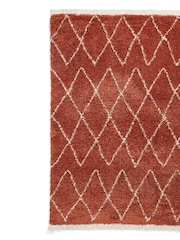 Think Rugs Rust Boho 8280 Berber Rug - Image 3 of 6