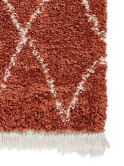 Think Rugs Rust Boho 8280 Berber Rug - Image 4 of 6