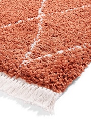 Think Rugs Rust Boho 8280 Berber Rug - Image 5 of 6