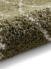 Think Rugs Green Boho 8280 Berber Rug - Image 6 of 6