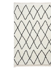 Think Rugs White Boho 8280 Berber Rug - Image 3 of 6