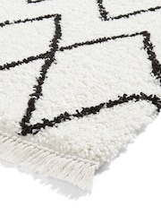 Think Rugs White Boho 8280 Berber Rug - Image 5 of 6
