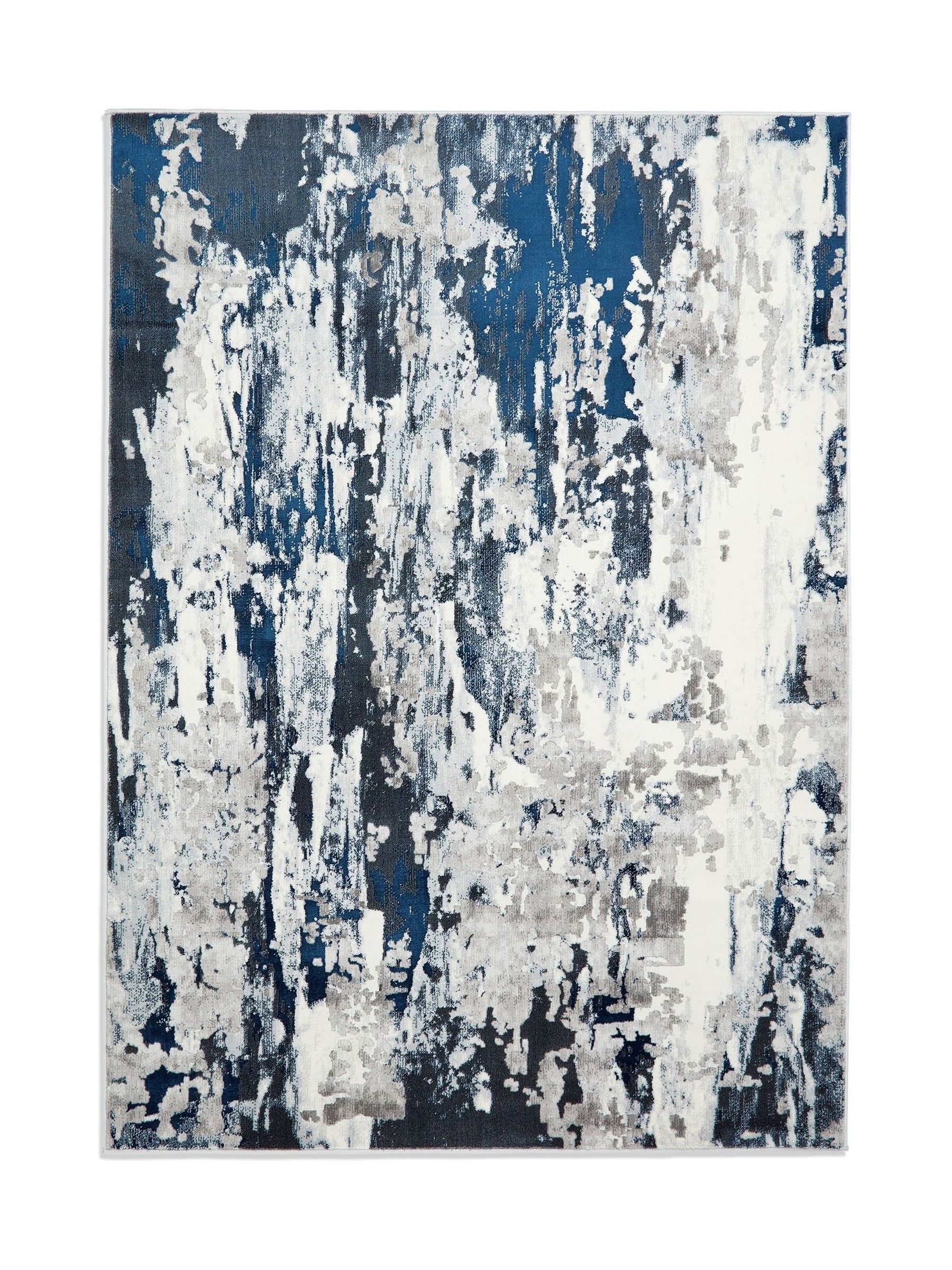Buy Think Rugs Grey Apollo GR580 Modern Abstract Rug from Next Egypt
