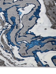 Think Rugs Grey Apollo GR584 Modern Abstract Rug - Image 4 of 6