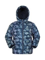 Mountain Warehouse Light Blue Seasons Water Resistant Faux Fur Lined Padded Jacket - Image 1 of 6
