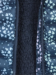 Mountain Warehouse Light Blue Seasons Water Resistant Faux Fur Lined Padded Jacket - Image 6 of 6