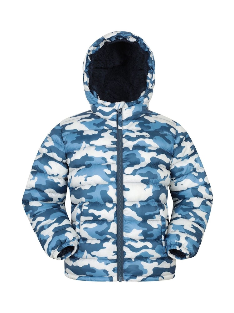 Mountain Warehouse Blue Seasons Water Resistant Faux Fur Lined Padded Jacket - Image 1 of 6