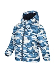 Mountain Warehouse Blue Seasons Water Resistant Faux Fur Lined Padded Jacket - Image 3 of 6