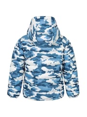 Mountain Warehouse Blue Seasons Water Resistant Faux Fur Lined Padded Jacket - Image 4 of 6