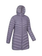 Mountain Warehouse Purple Women's Water Resistant Padded Coat - Image 3 of 5
