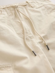 Stone Cargo Cotton Balloon Leg Trousers - Image 3 of 3