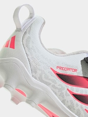 adidas White Predator Club Football Boots - Image 8 of 9