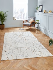Think Rugs Ivory Creation G2848 Modern Abstract Rug - Image 1 of 6
