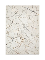 Think Rugs Ivory Creation G2848 Modern Abstract Rug - Image 3 of 6