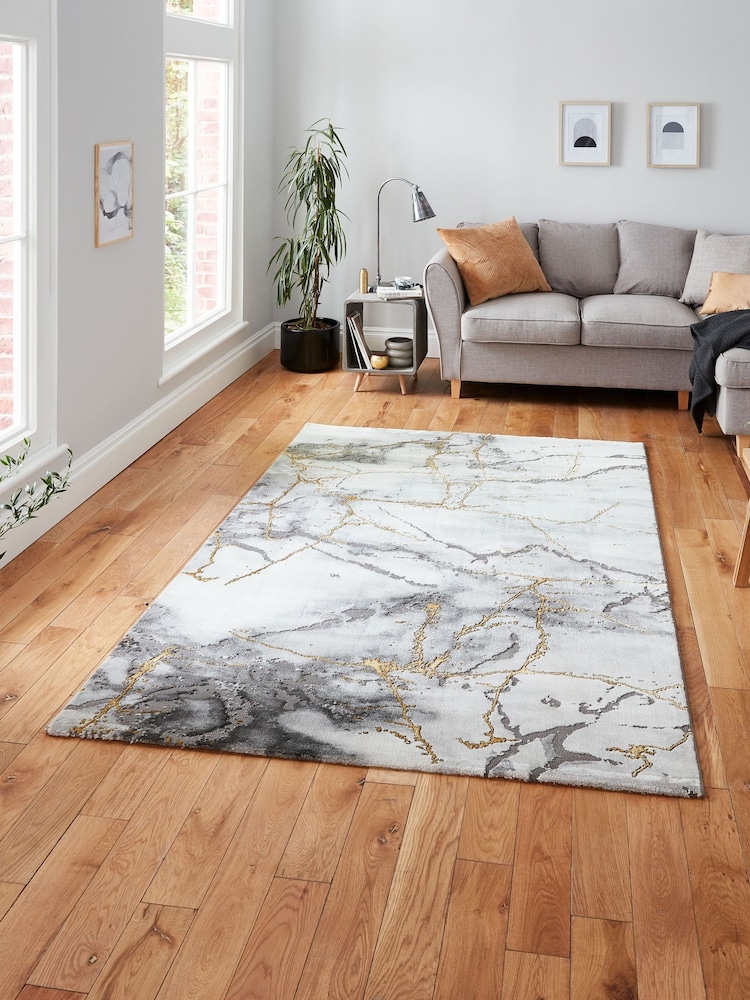 Think Rugs Ivory Craft 23270 Modern Abstract Rug - Image 1 of 5