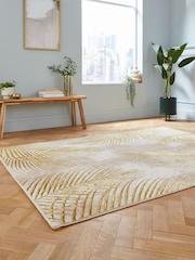 Think Rugs Beige Creation 50051 Botanical Rug - Image 2 of 6