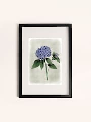 Laura Ashley Blue Hydrangea Flower Medium Wall Art Frame - Image 2 of 4