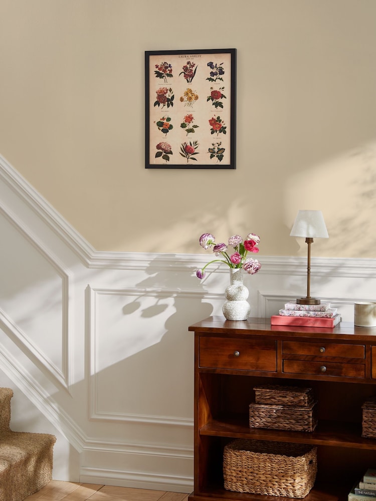 Laura Ashley Multi Botanical Flowers Black Small Frame - Image 1 of 4