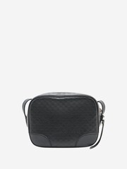 Sign of the Times Gucci Micro Guccissima Leather Cross-Body Black Bag - Image 1 of 10