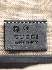 Sign of the Times Gucci Micro Guccissima Leather Cross-Body Black Bag - Image 5 of 10
