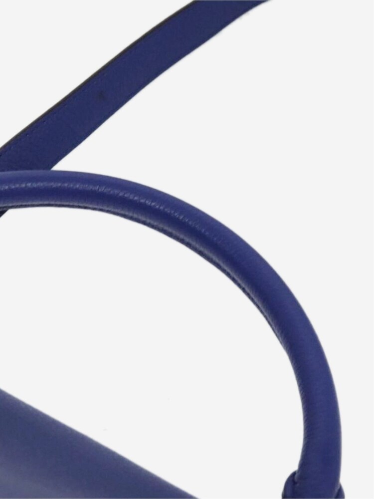 Sign of the Times Blue Celine Trapeze Leather Shoulder Bag - Image 10 of 10