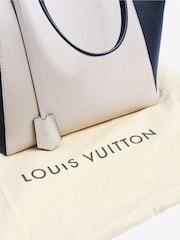 Sign of the Times Cream Louis Vuitton Lockme Cabas Tote Bag - Image 7 of 9