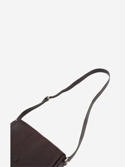 Sign of the Times Gucci Diamante Leather Messenger Brown Bag - Image 9 of 10